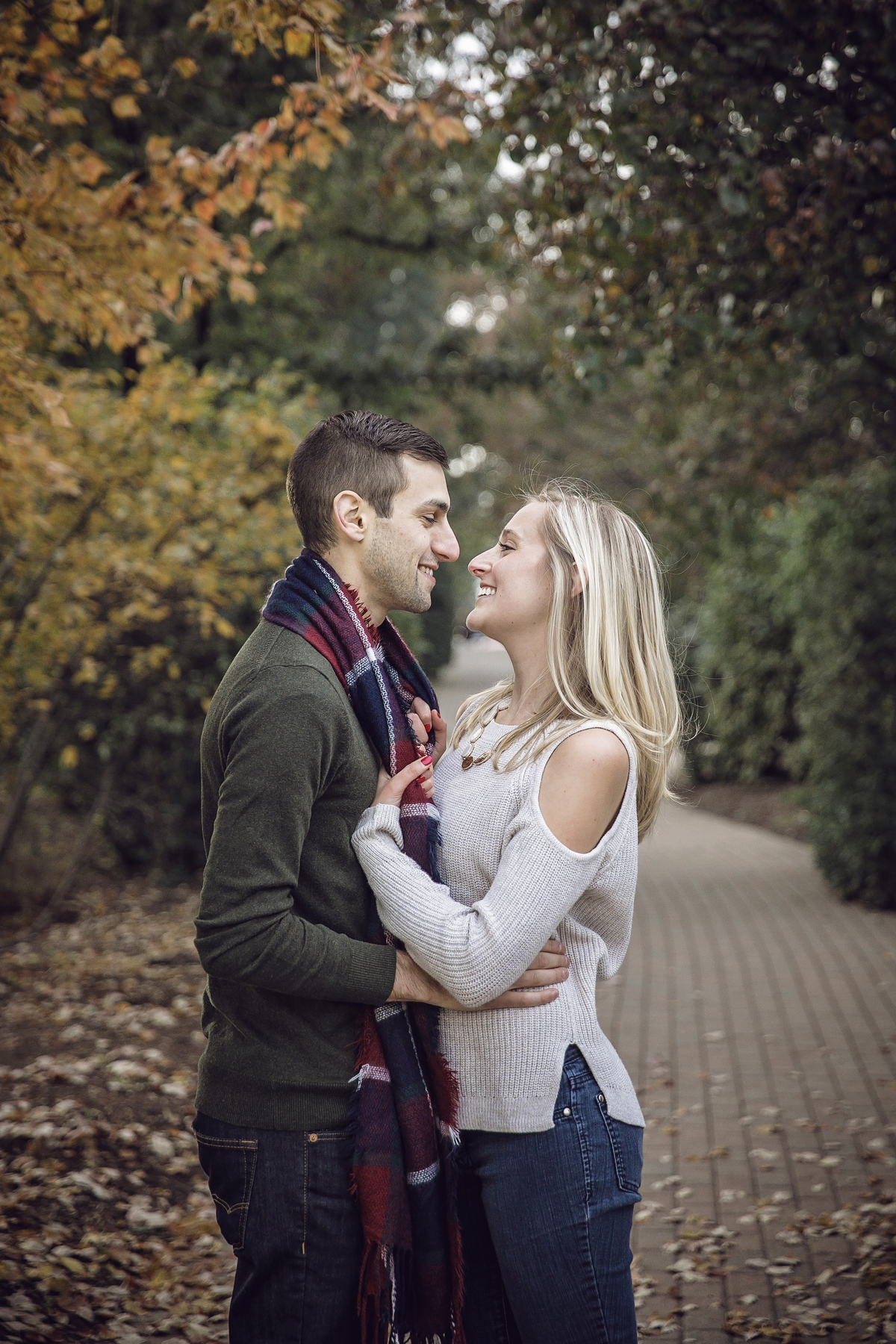 Fall engagement session rochester mi