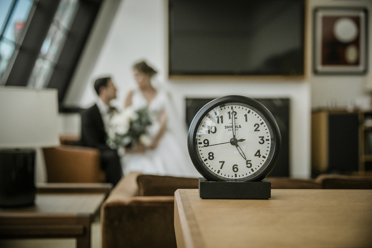 Wedding at Shinola Hotel Detroit