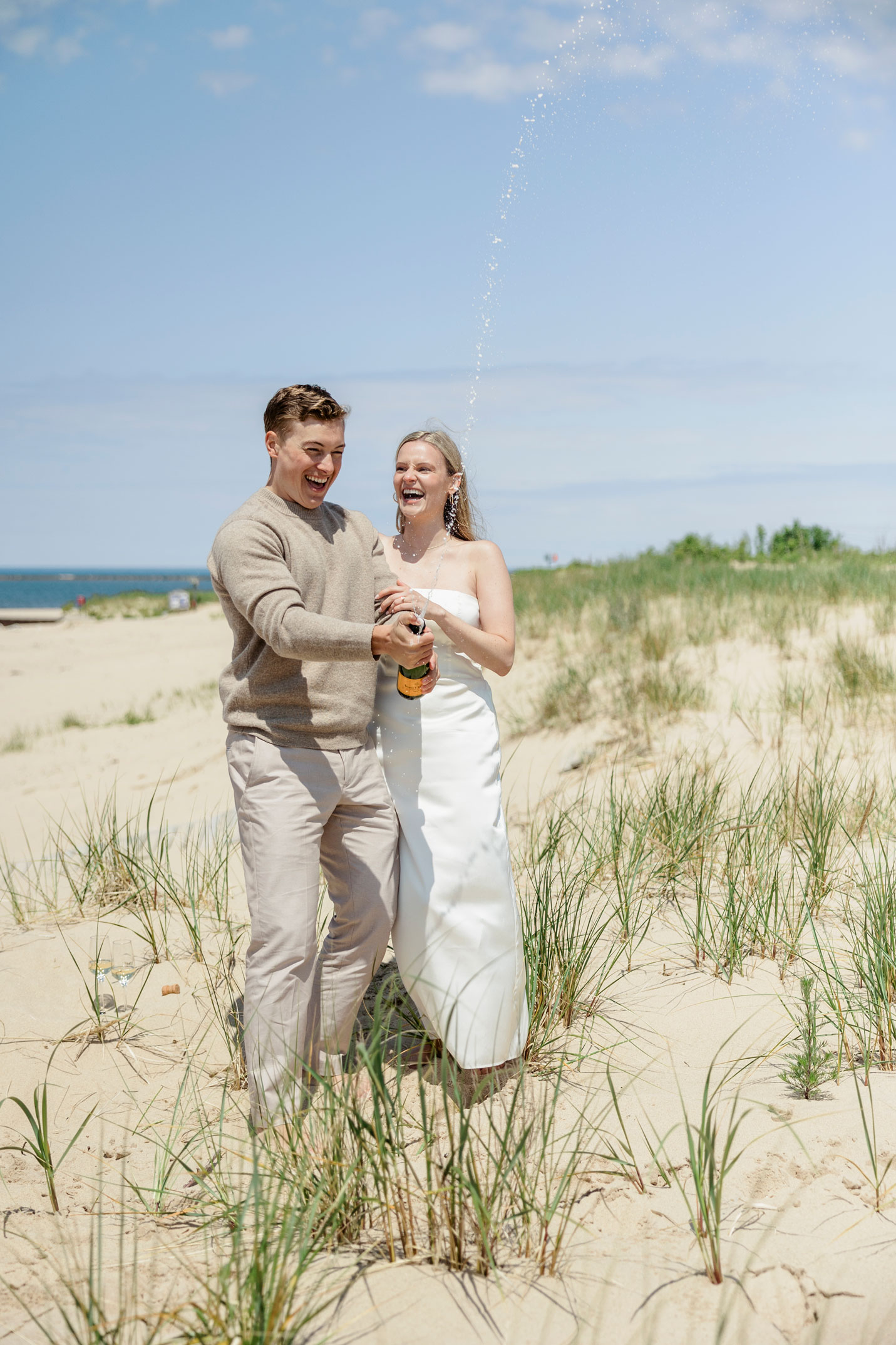 Elopement on Lake Michigan